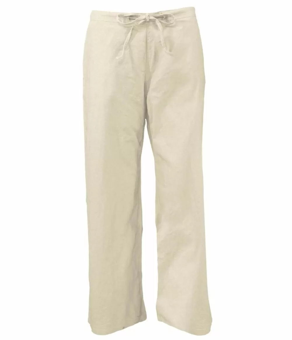 UK STOCK Mens Cotton Linen Trousers Yoga Drawstring Baggy Elasticated Long  Pants  eBay